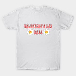 Retro Valentine's Day Babe T-Shirt